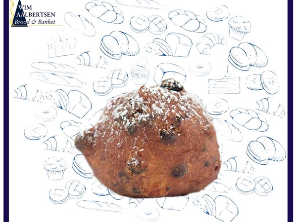 Oliebollen met krenten & rozijnen